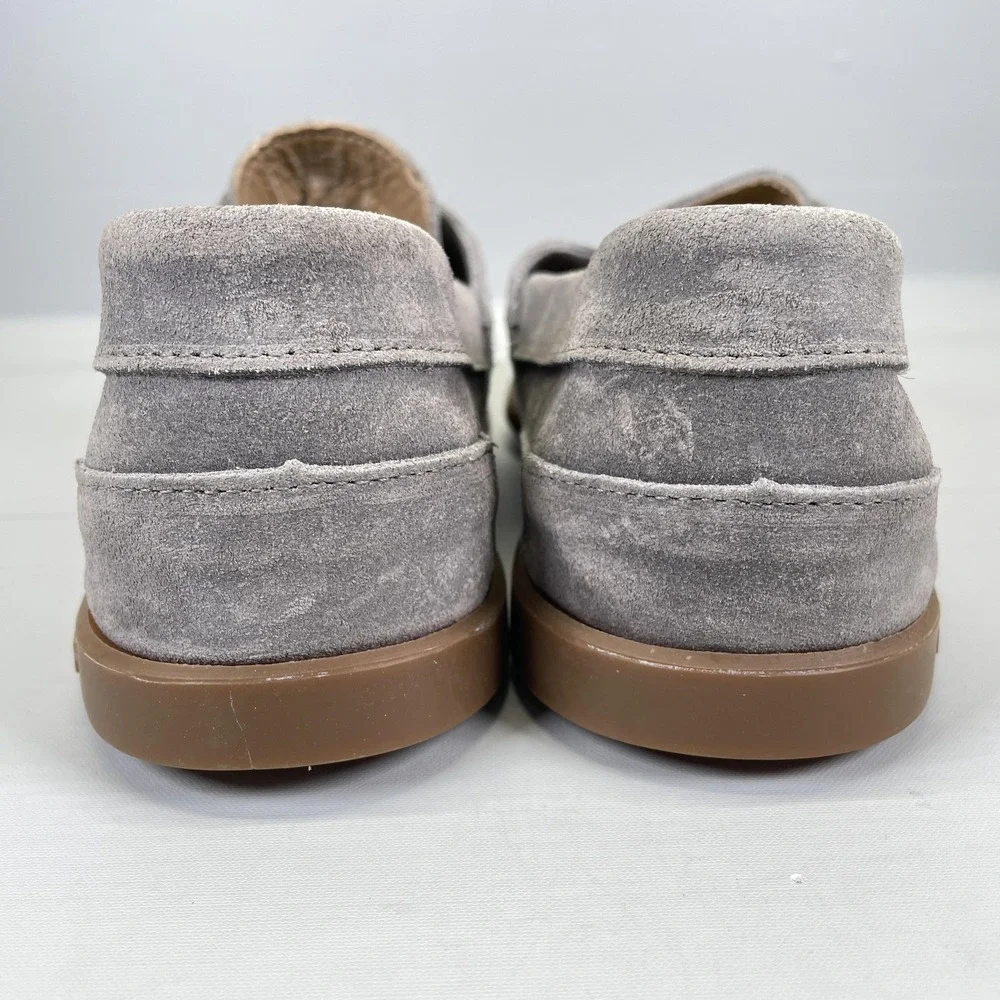 Sebago x Vane Campsides Loafers Mens Size 11.5 Gray Suede Slip On Casual Shoes